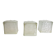 Iviken Ice Cube Table Lamp in Glass from Ikea, 1990s, Set of 3