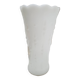 Pure white opaline vase