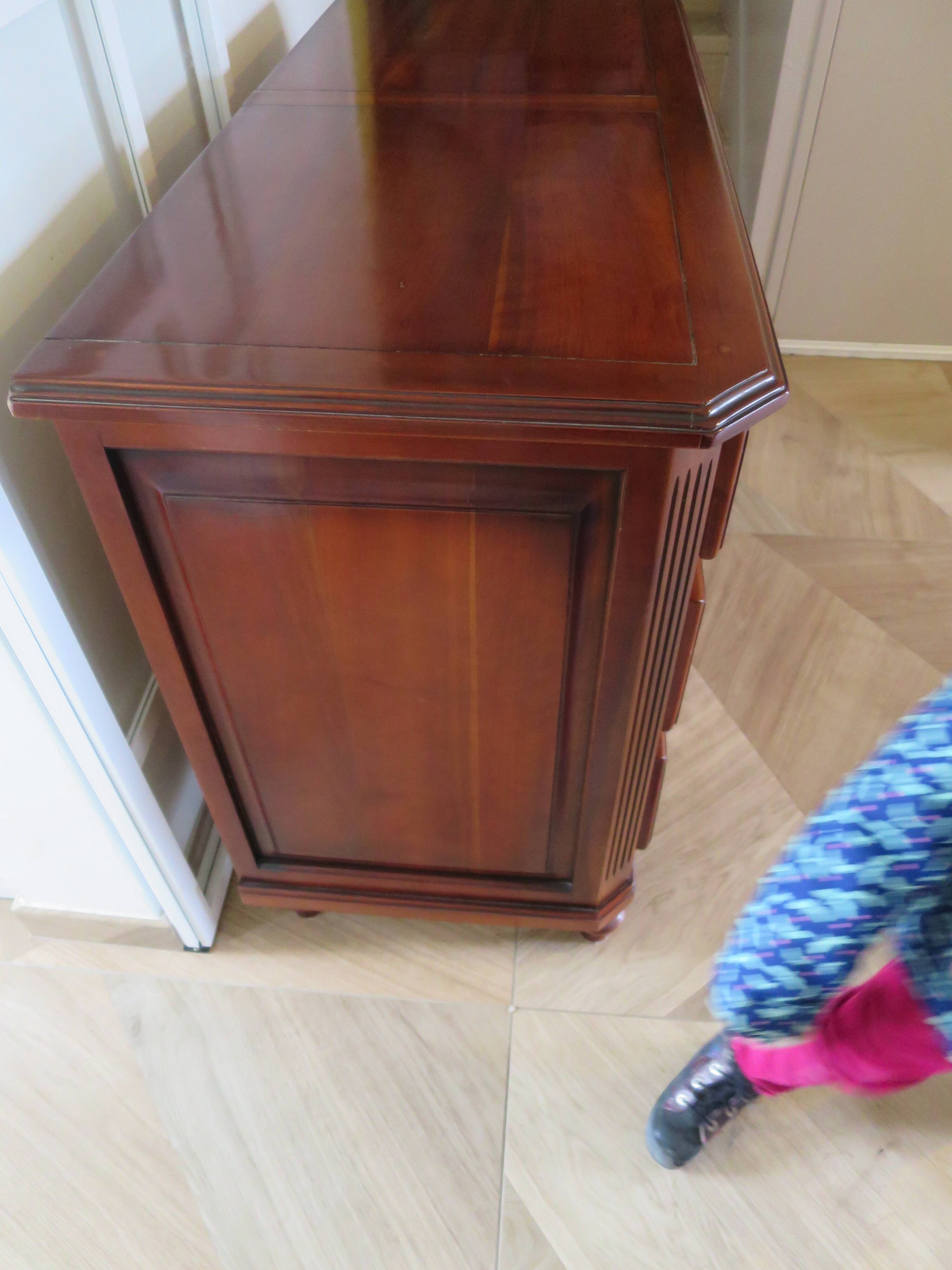 Vintage–Beautiful Louis Philippe chest of drawers – Directoire style – 4 drawers – Cherry wood