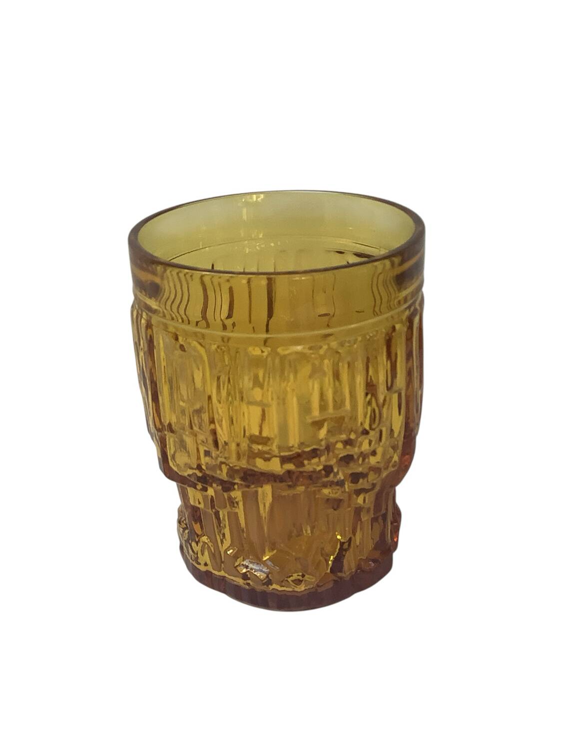 🍂 Set of vintage amber glass glasses and carafe 🍂