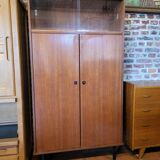 Vintage teak wardrobe from the 60s