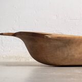 Antique solid wood wabi-sabi bowl (c.1900) #9