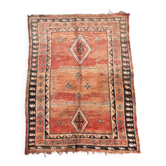Moroccan Arabian beige rug - 148 x 203 cm
