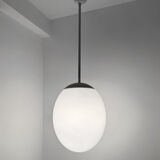 Lustre white opaline egg vintage Limburg