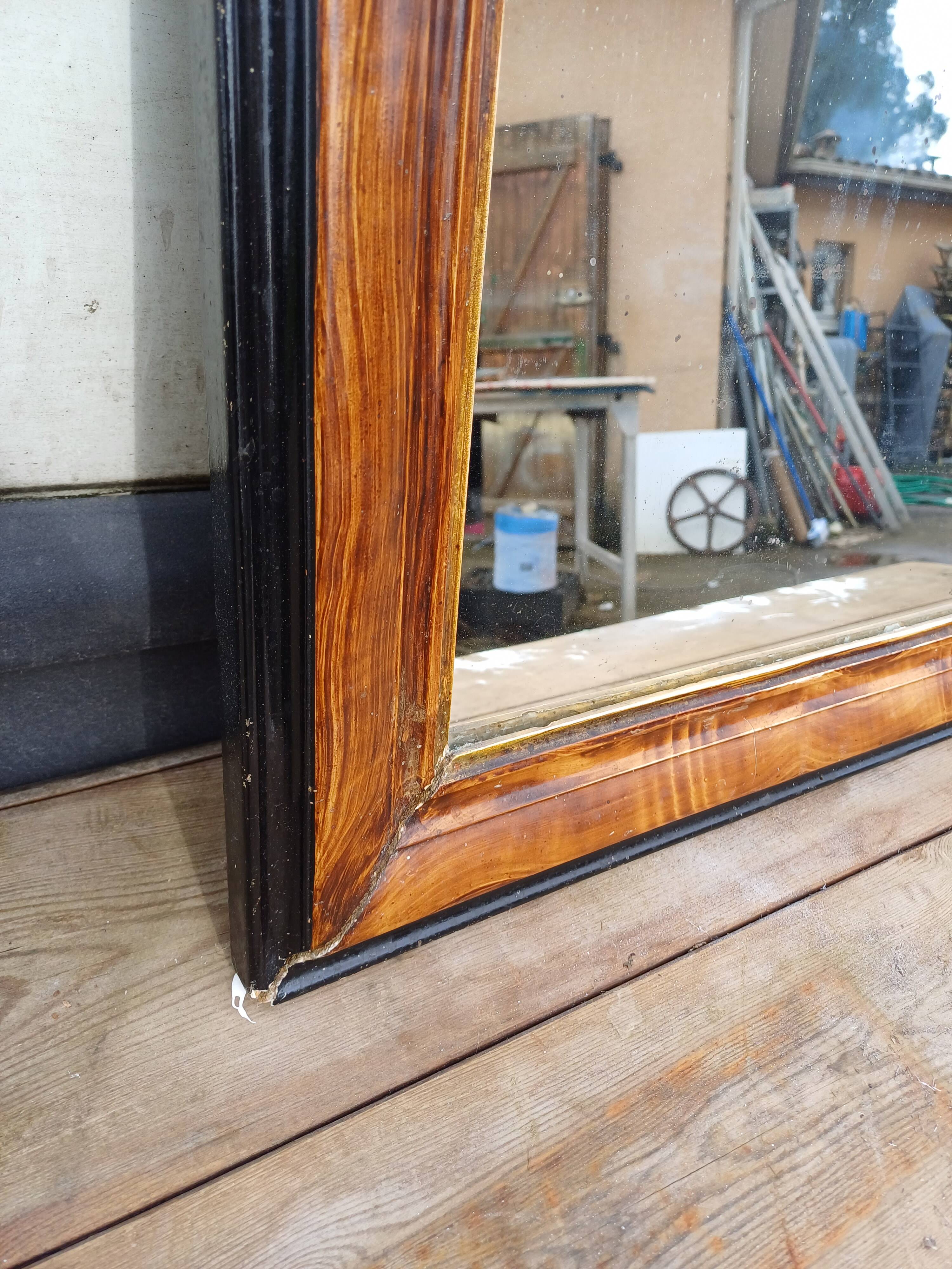 Wood Mirror and Stuk Brown and Black