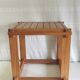 Solid wood side table - 70s