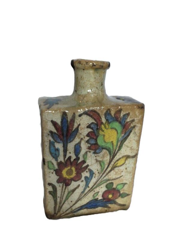 Flacon Iznik A Motifs Floraux XIXème