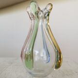 Vintage Art Glass Vase: Hanna Machanovska Mstisov Glassworks, Czechoslovaki