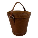 Leather waste paper basket 1960’s
