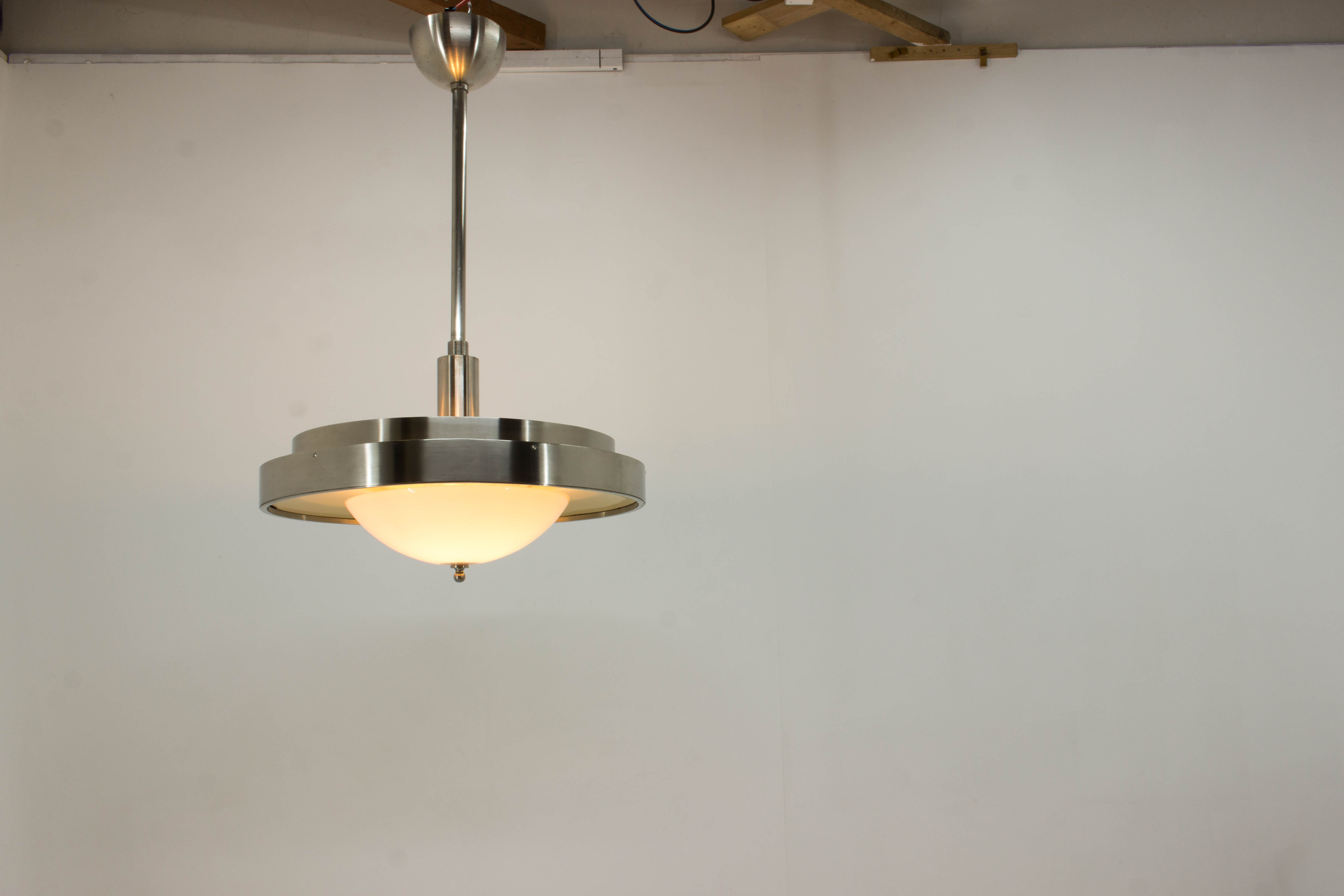 Ultra Rare Large Bauhaus Chandelier by Franta Anyz, 1930s