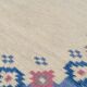 Scandinavian style vintage flat weave/kilim rug