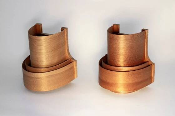 Four wall sconces in pine veneer model 4408 by Translandia - Denmark 1970s.