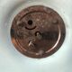 Art Deco sky blue earthenware pendulum