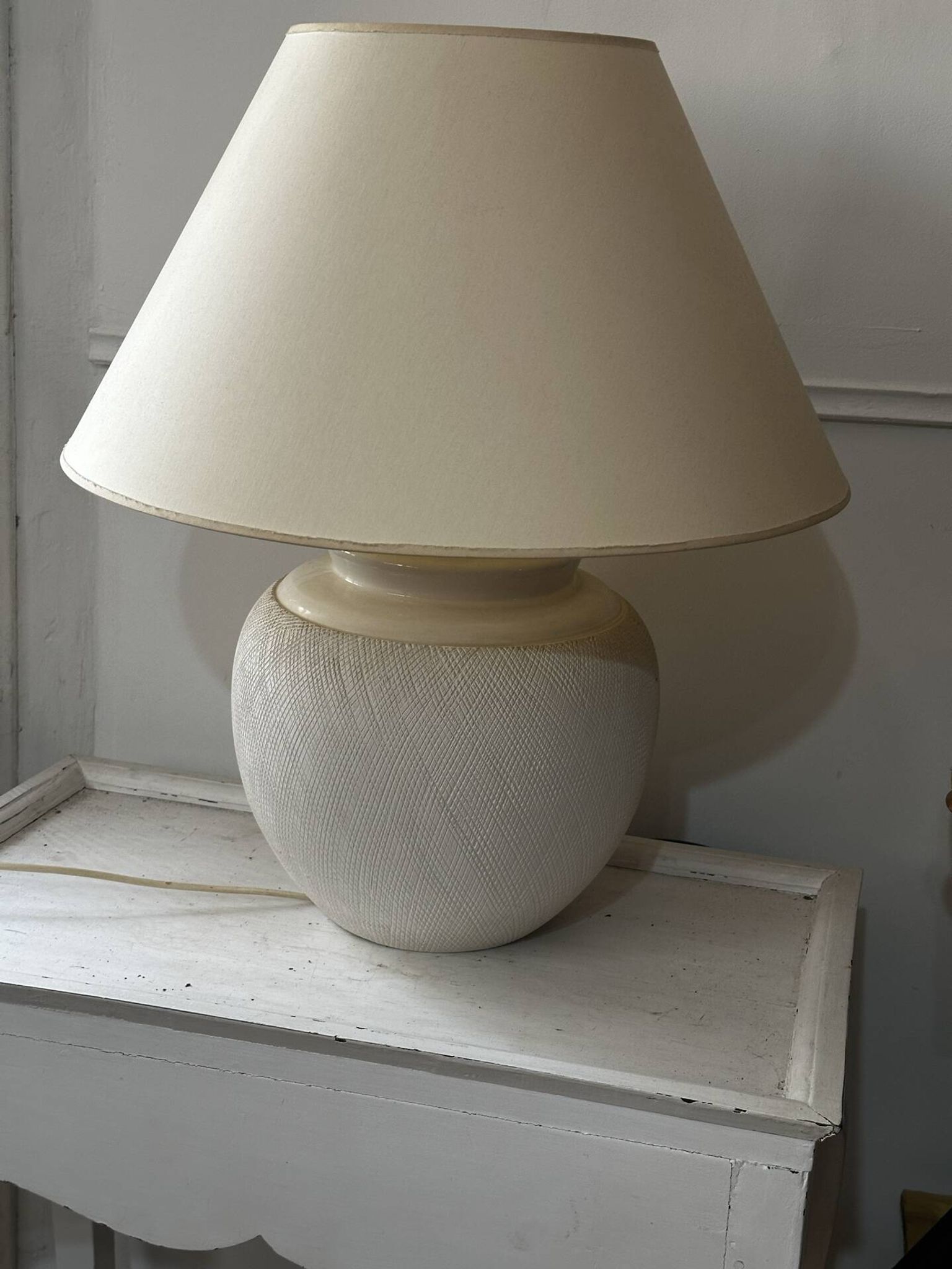 Ceramic lamp from the 80s