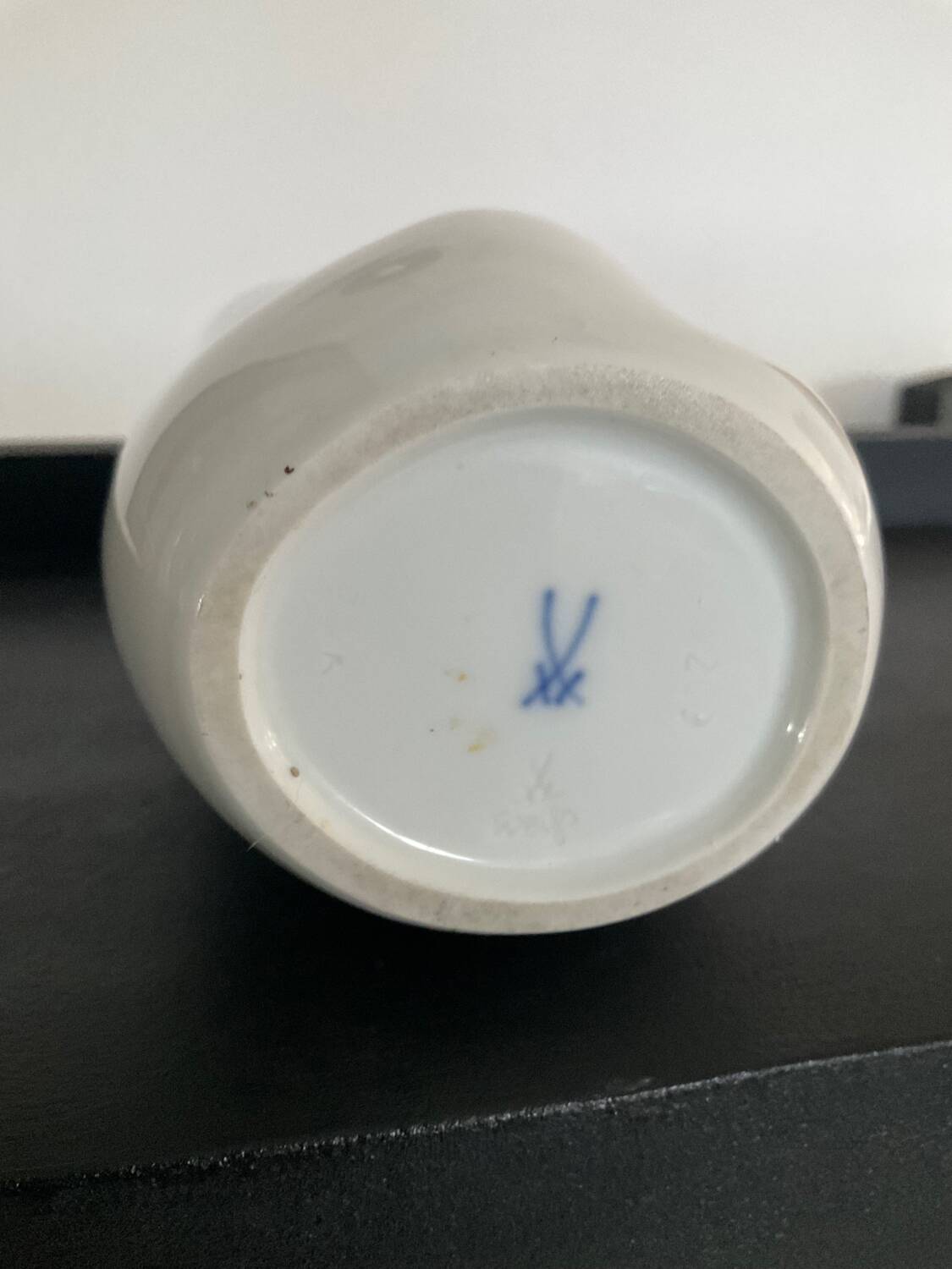 Ludwig Zepner vase for Meissen porcelain from the 60s