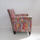 80's fauteuil made with chintz fabric