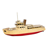 Vintage wooden boat model