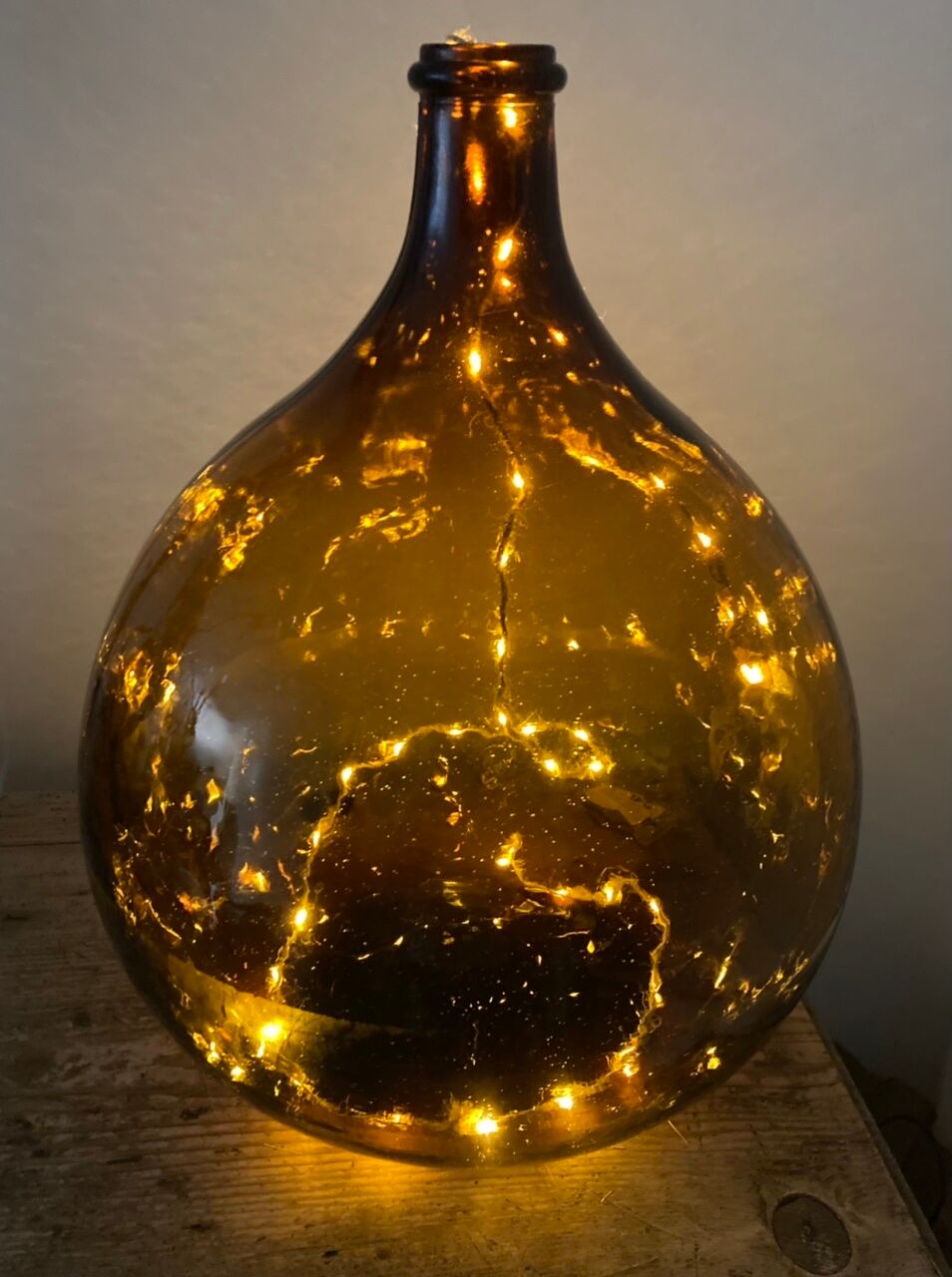 Demijohn 25 L amber
