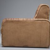 Set of Armchairs in Patchwork Leather by Ernst Lüthy for De Sede