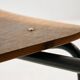 Teak chair with writing tablet