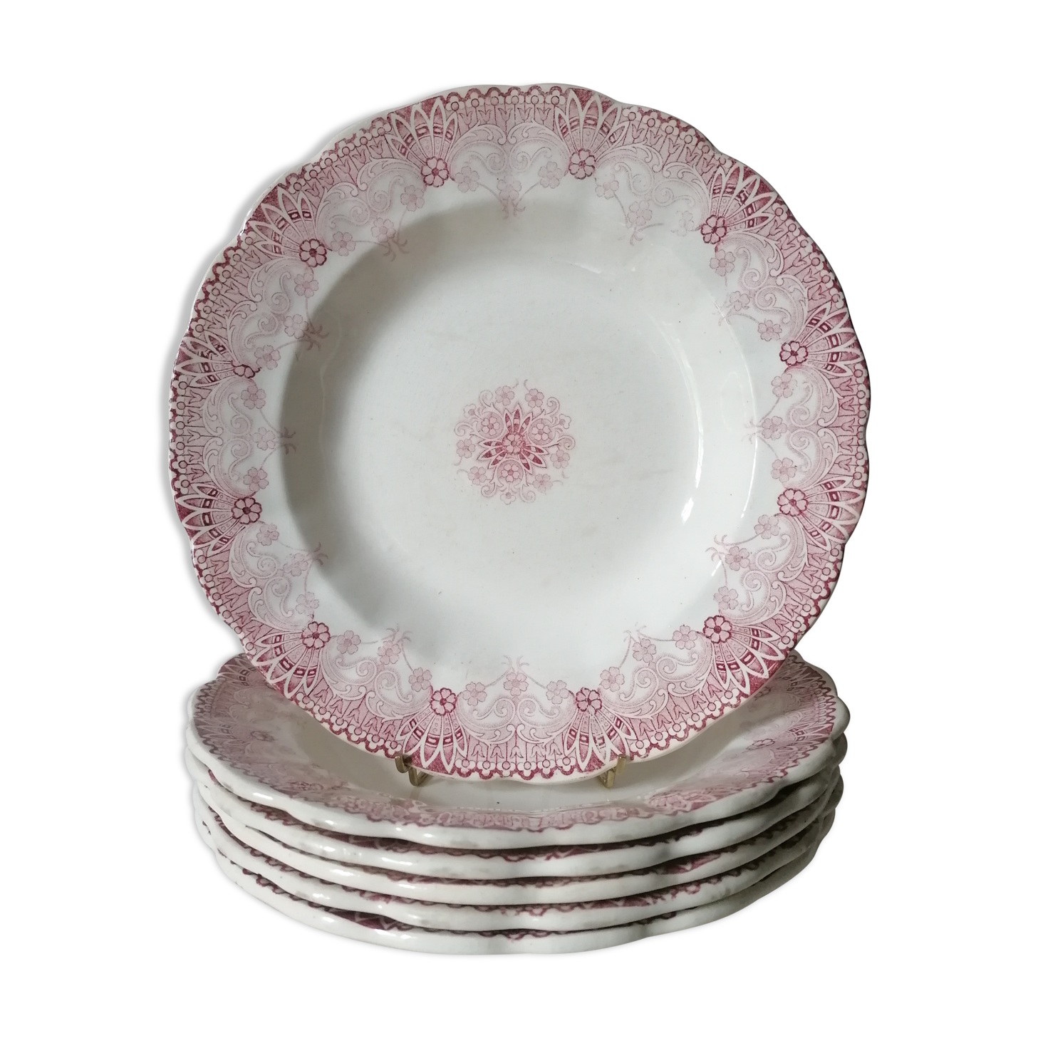 6 hollow iron earth plates