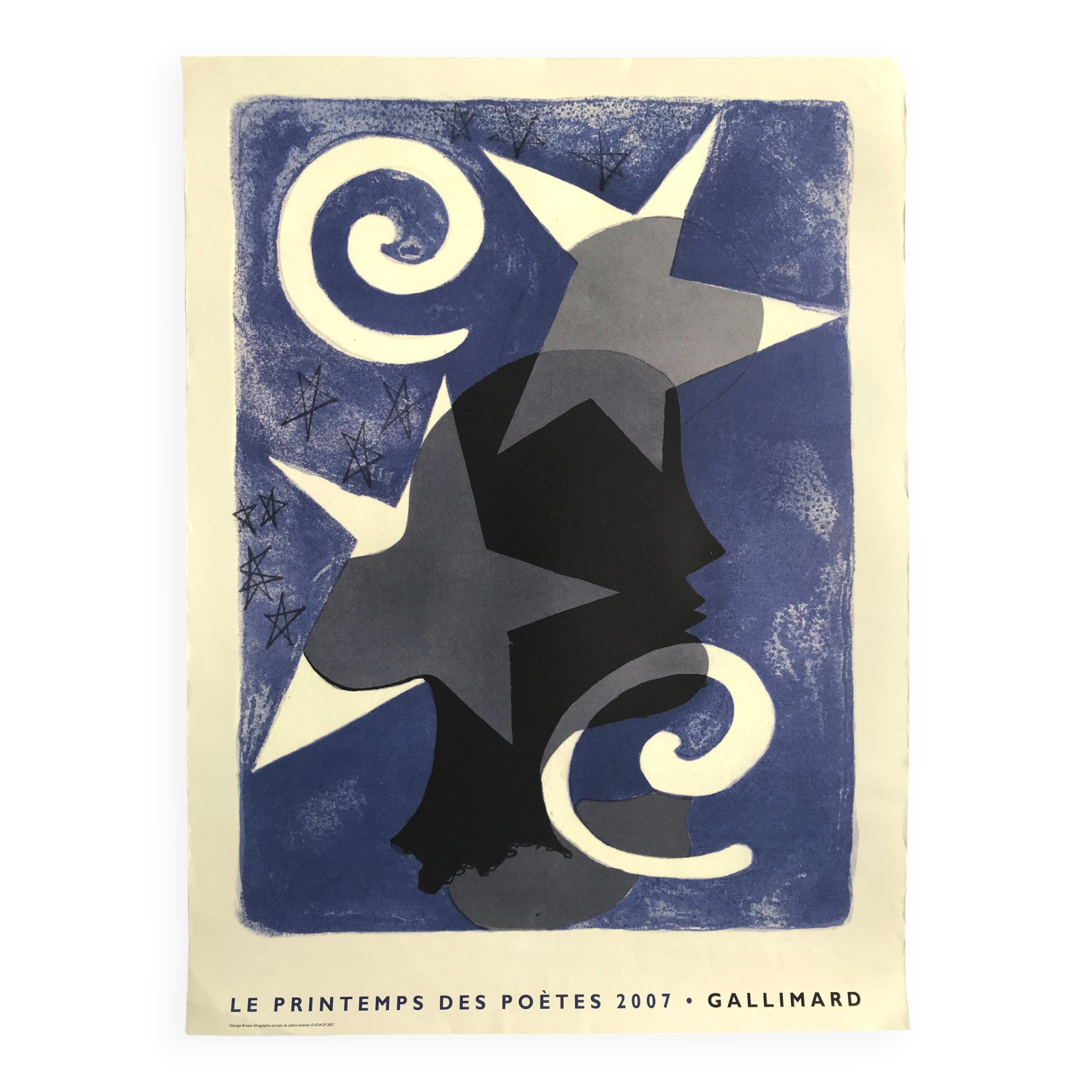 Original poster after Georges Braque, Spring of Poets, 2007