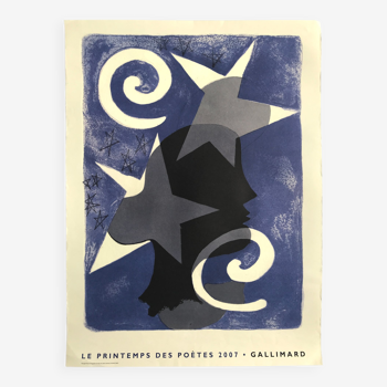 Original poster after Georges Braque, Spring of Poets, 2007