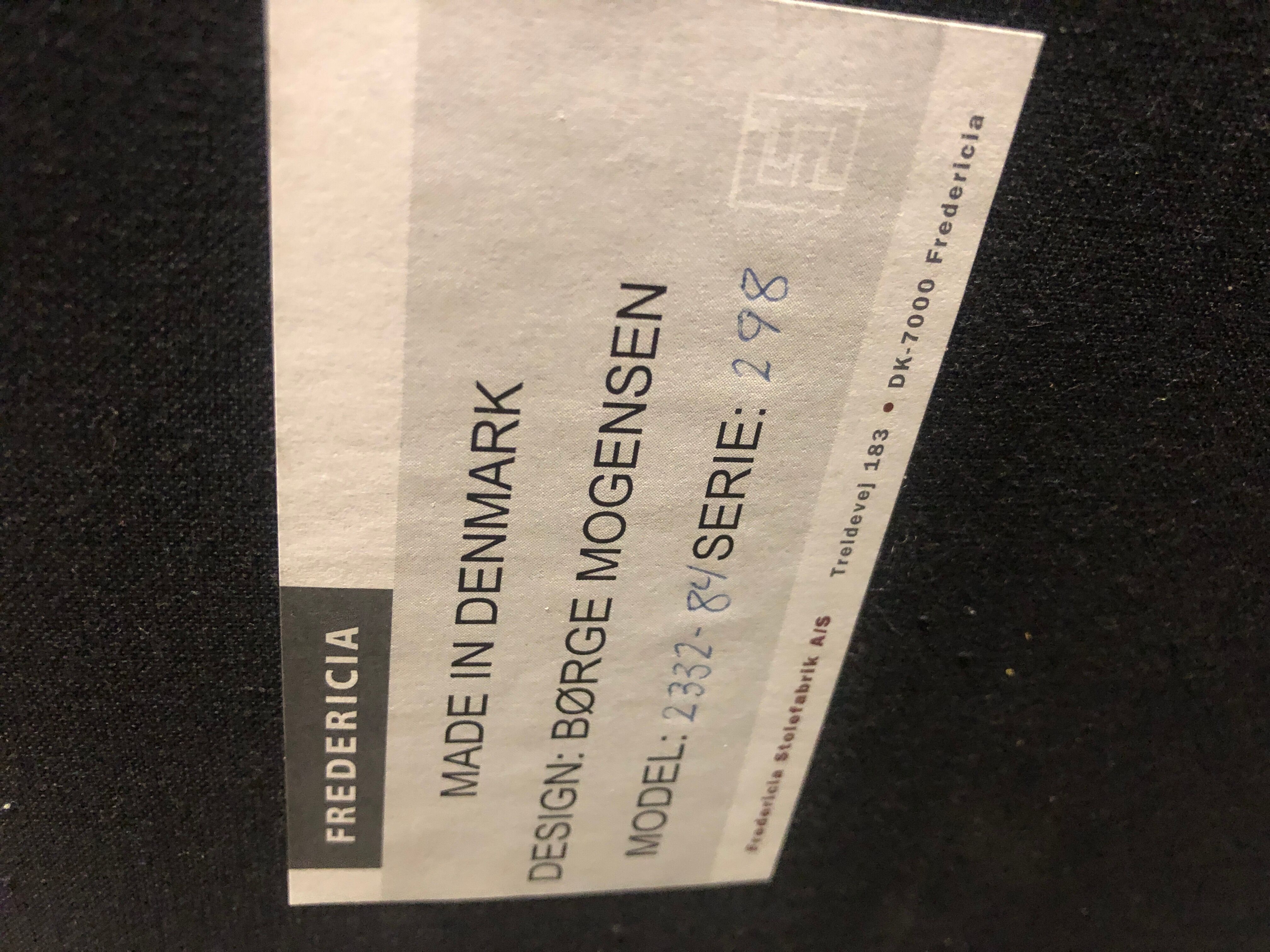Vintage Børge Mogensen for Frederica ottoman 1970's