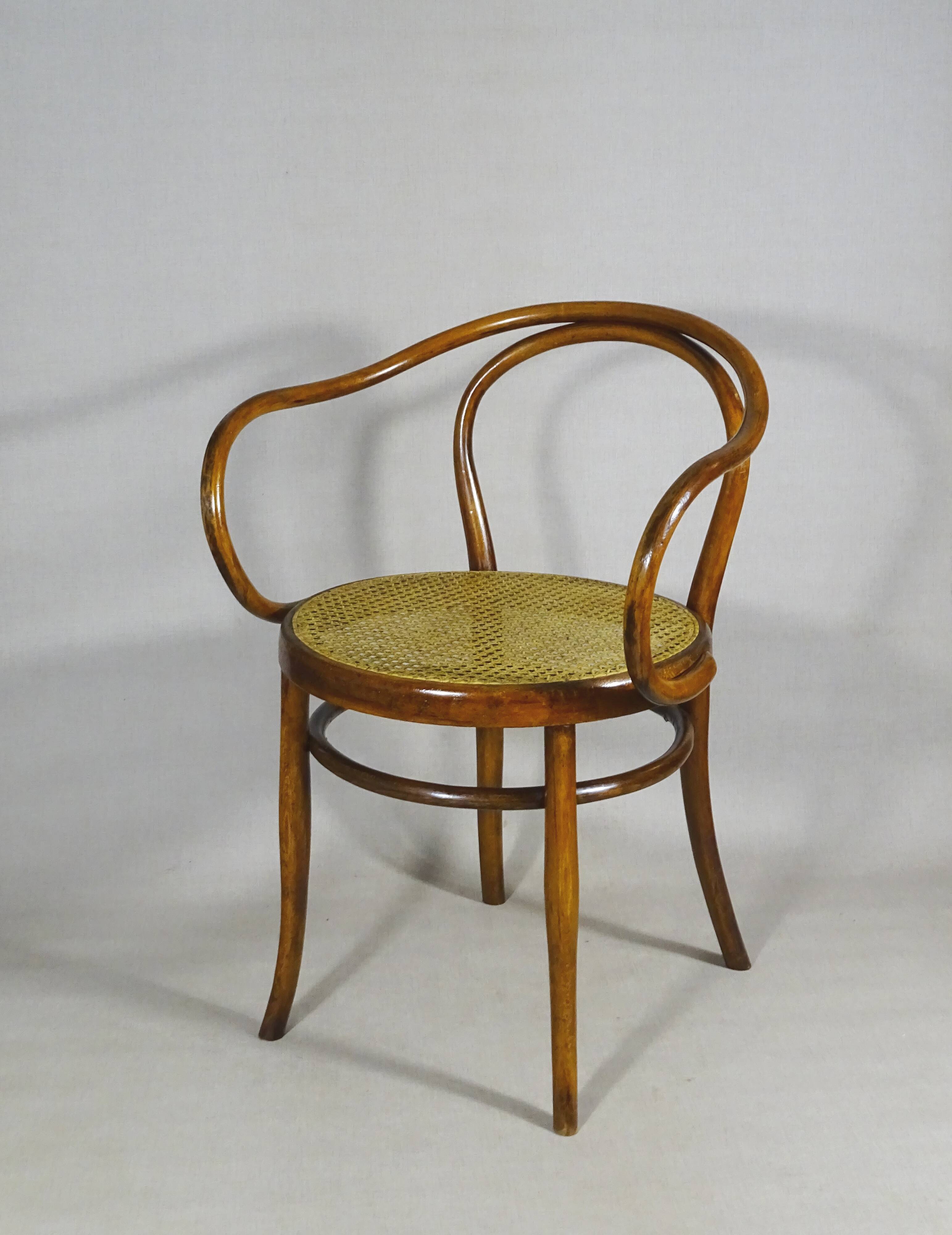 Chair type Le Corbusier, style Thonet Kohn.