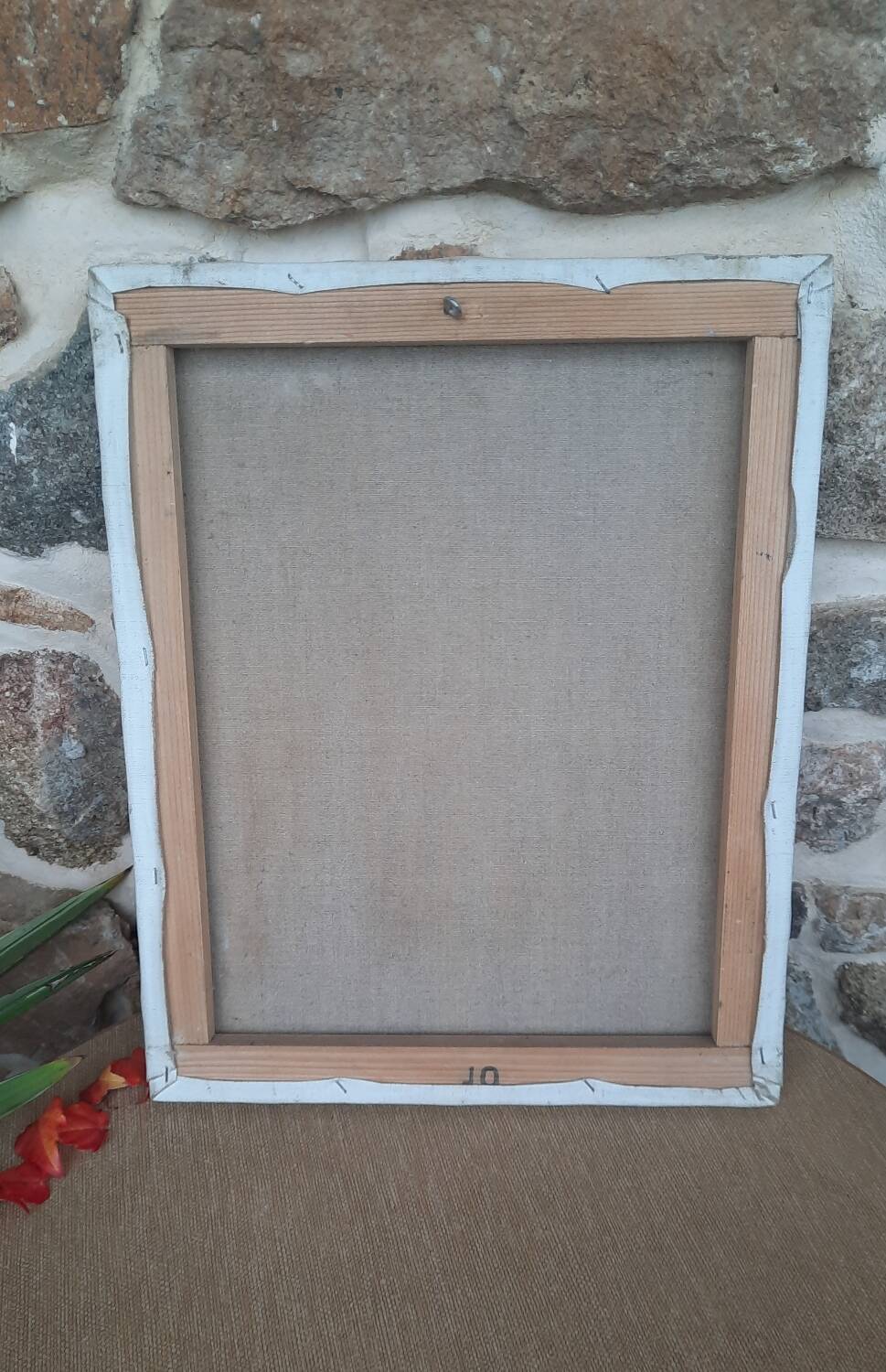 Painting painting bouquet of flowers