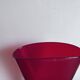 Vase éventail Empoli rouge 1950 XL