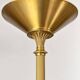 Lampadaire vintage en laiton doré – style néoclassique – torchière