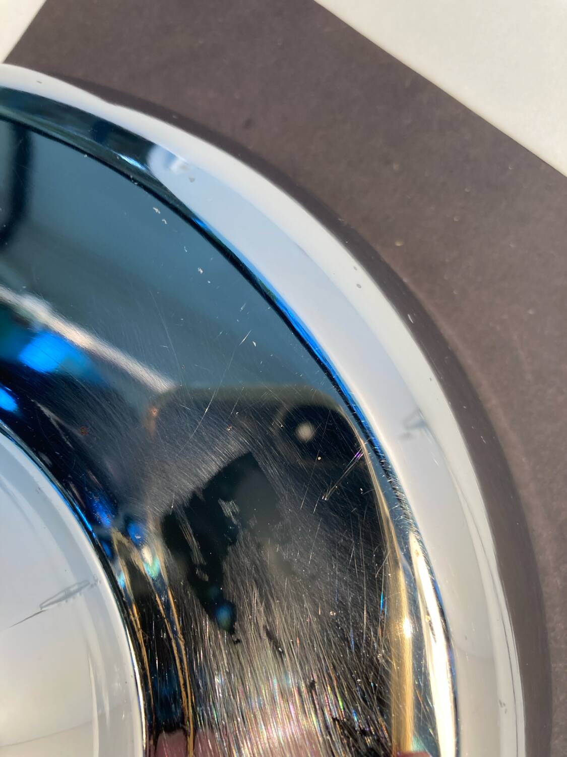 Vintage 90s chrome articulated interior lamp