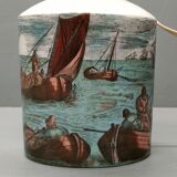 Vintage Florentine Ceramic Bedside Lamp Foot ~ 60s