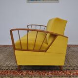 Yellow sleeper sofa 1960s