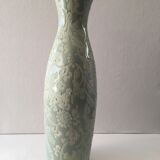 Contemporary decorative vase ceramic celadon green