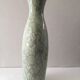 Contemporary decorative vase ceramic celadon green