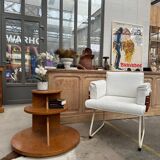 Fauteuil en cuir 80s