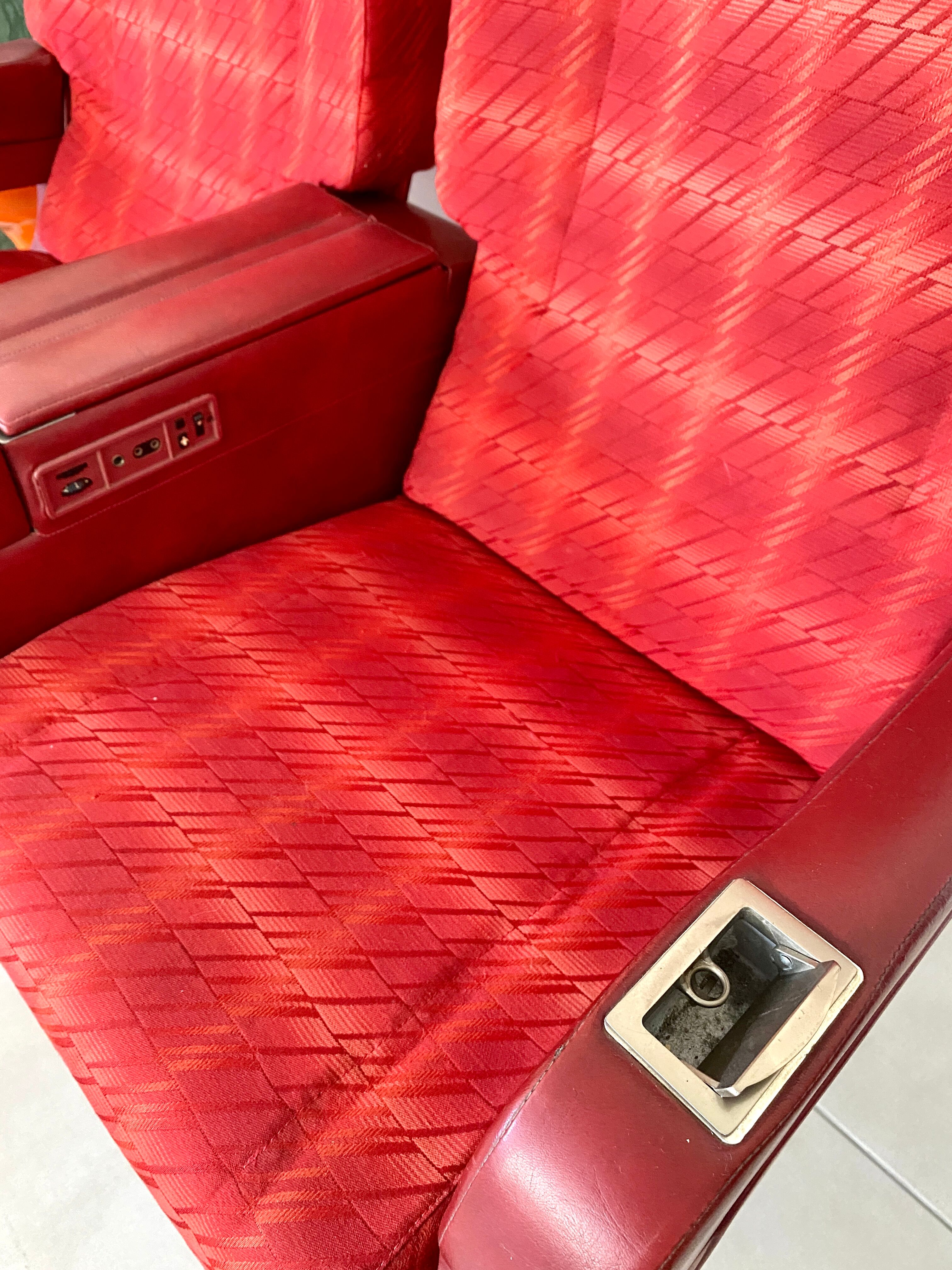 Vintage Air France aircraft chairs