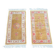 Pair of vintage Chinese pure wool rugs. Beijing, circa 1950