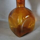 Vintage amber glass carafe