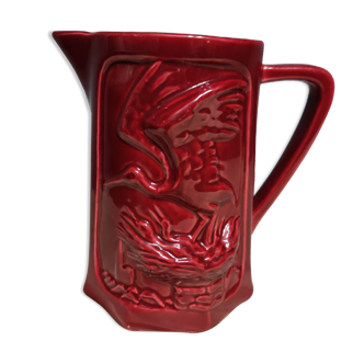 Pitcher in red slurry