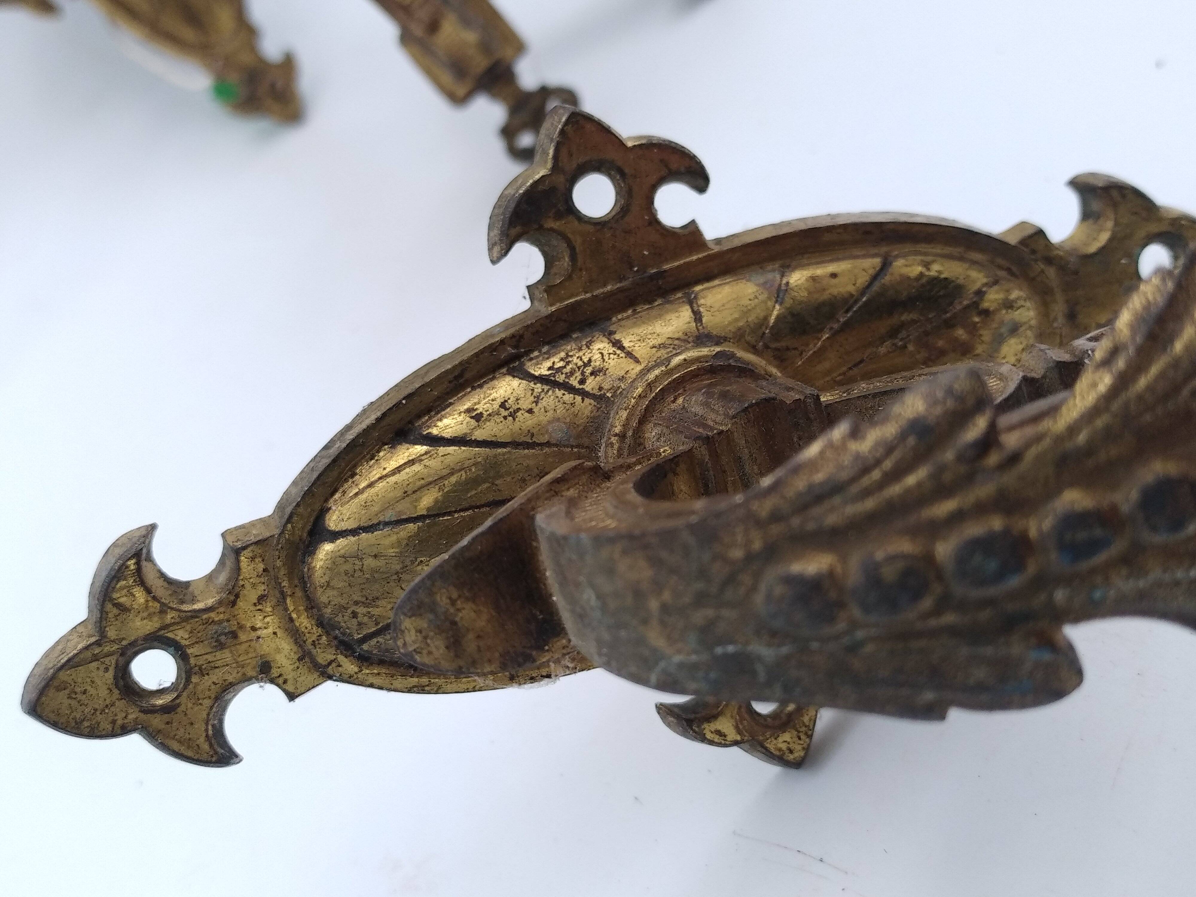 Bronze wall lights