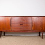 Danish Enfilade in Teak by Henry Walter Klein for Bramin 1960.