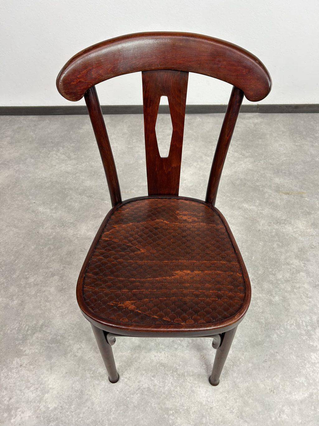 Ensemble de 4 chaises de salle à manger Thonet no.164
