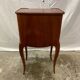 Louis XV style marquetry bedside table with floral flower
