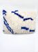 Moroccan Berber cushion cover Azilal with Majorelle blue patterns 60x40cm