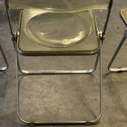 Suite de 3 chaises pliantes Plia par Giancarlo Piretti pour Castelli