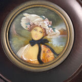 Framed portrait of a woman.