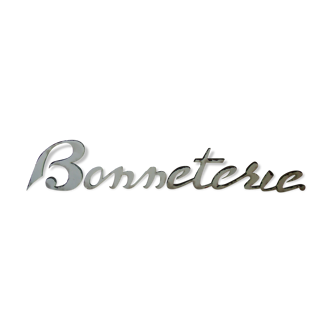 Enseigne lettres en zinc